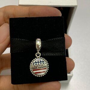Pandora Support Our Troops Charm